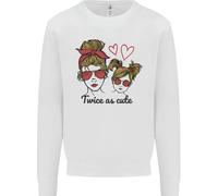 Felpa Jumper Mamma E Figlia Due Volte Più Carine