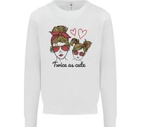 Felpa Jumper Mamma E Figlia Due Volte Più Carine
