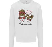 Felpa Jumper Mamma E Figlia Due Volte Più Carine