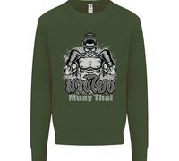 Felpa Jumper Muay Thai Boxing MMA Arti Marziali Kick Bambini