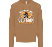 Felpa Jumper Never Underestimate An Old Man Uomo