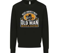 Felpa Jumper Never Underestimate An Old Man Uomo