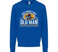 Felpa Jumper Never Underestimate An Old Man Uomo