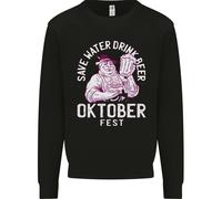 Felpa Jumper Oktoberfest Drink Beer Save Water Per Bambini