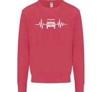 Felpa Jumper Per Bambini 4X4 Heart Beat Pulse Off Road