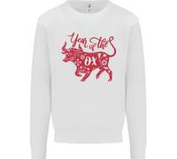 Felpa Jumper Per Bambini Anno Del Bue Zodiacale Cinese Shengxiao