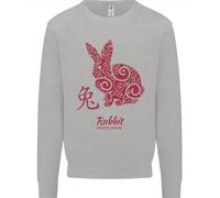 Felpa Jumper Per Bambini Anno Del Coniglio Del Segno Zodiacale Cinese