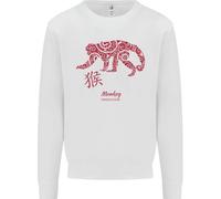 Felpa Jumper Per Bambini Anno Del MONKEY Del Segno Zodiacale Cinese
