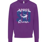 Felpa Jumper Per Bambini Apres Ski Queen Sci Invernali