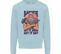 Felpa Jumper Per Bambini Blacksmiths Hit It Hard And Get It Hot