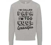 Felpa Jumper Per Bambini Chiamato Papa Per La Festa Dei Nonni