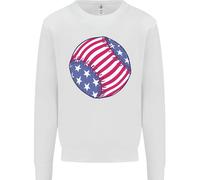 Felpa Jumper Per Bambini Con Bandiera Americana Stars And Stripes