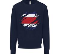 Felpa Jumper Per Bambini Con Bandiera Della Costa Rica RICAN Day