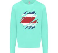 Felpa Jumper Per Bambini Con Bandiera Della Costa Rica RICAN Day