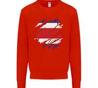 Felpa Jumper Per Bambini Con Bandiera Della Costa Rica RICAN Day