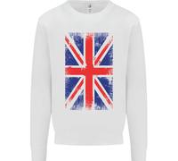 Felpa Jumper Per Bambini Con Bandiera Union Jack Del Re Carlo Grande Bretagna