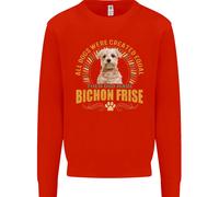 Felpa Jumper Per Bambini Con Cane Bichon Frise