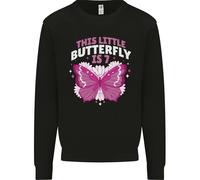 Felpa Jumper Per Bambini Con Farfalla Per Il Settimo Compleanno Di 7 Anni