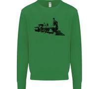 Felpa Jumper Per Bambini Con Locomotiva A Vapore Trainspotting