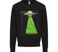 Felpa Jumper Per Bambini Con Mucca Rapita Dagli Alieni E UFO