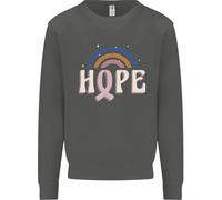 Felpa Jumper Per Bambini Con Speranza Per La Consapevolezza Del Cancro Al Seno