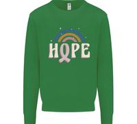 Felpa Jumper Per Bambini Con Speranza Per La Consapevolezza Del Cancro Al Seno