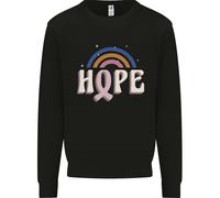 Felpa Jumper Per Bambini Con Speranza Per La Consapevolezza Del Cancro Al Seno