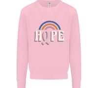 Felpa Jumper Per Bambini Con Speranza Per La Consapevolezza Del Cancro Al Seno