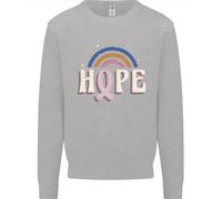 Felpa Jumper Per Bambini Con Speranza Per La Consapevolezza Del Cancro Al Seno