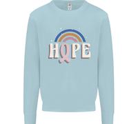 Felpa Jumper Per Bambini Con Speranza Per La Consapevolezza Del Cancro Al Seno