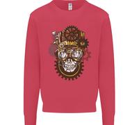 Felpa Jumper Per Bambini Con Teschio Steampunk