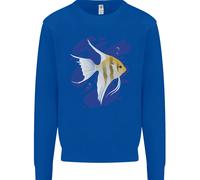Felpa Jumper Per Bambini Con Un Pesce Angelo Nell'Oceano