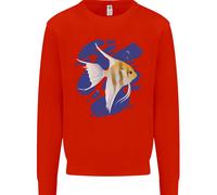 Felpa Jumper Per Bambini Con Un Pesce Angelo Nell'Oceano