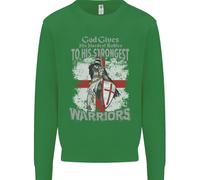 Felpa Jumper Per Bambini Dei Cavalieri Templari Del Giorno Di San Giorgio