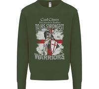 Felpa Jumper Per Bambini Dei Cavalieri Templari Del Giorno Di San Giorgio