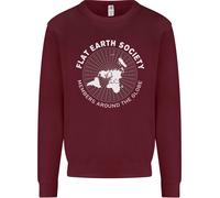 Felpa Jumper Per Bambini Della Flat Earth Society In Giro Per Il Mondo