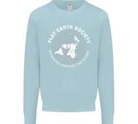 Felpa Jumper Per Bambini Della Flat Earth Society In Giro Per Il Mondo