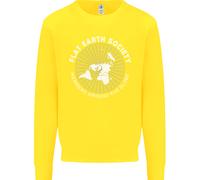 Felpa Jumper Per Bambini Della Flat Earth Society In Giro Per Il Mondo