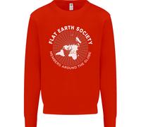 Felpa Jumper Per Bambini Della Flat Earth Society In Giro Per Il Mondo