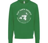 Felpa Jumper Per Bambini Della Flat Earth Society In Giro Per Il Mondo