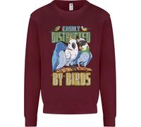 Felpa Jumper Per Bambini Facilmente Distratti Dall'Osservazione Degli Uccelli