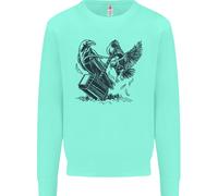 Felpa Jumper Per Bambini Hammer E Raven Vikings