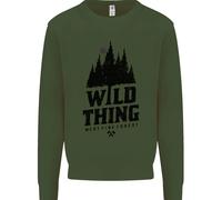 Felpa Jumper Per Bambini Hiking Wild Thing Camping Rambling Outdoors