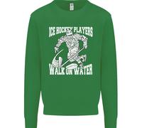 Felpa Jumper Per Bambini Ice Hockey Players Walk On Water