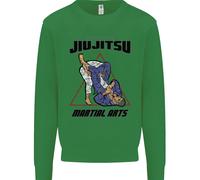 Felpa Jumper Per Bambini Jiu Jitsu Word Cloud MMA Mixed Martial Arts