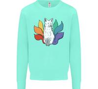 Felpa Jumper Per Bambini Kitsune Fox Gay Pride