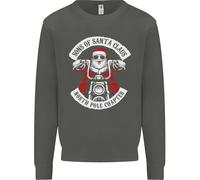 Felpa Jumper Per Bambini Sons Of Santa Biker Moto Natale