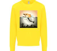 Felpa Jumper Per Bambini Sull'Inquinamento Ittico E I Cambiamenti Climatici