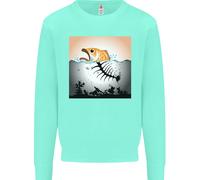 Felpa Jumper Per Bambini Sull'Inquinamento Ittico E I Cambiamenti Climatici