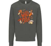 Felpa Jumper Per Bambini Wild & Free Con Funghi